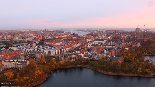 Panoramic view of Copenhagen