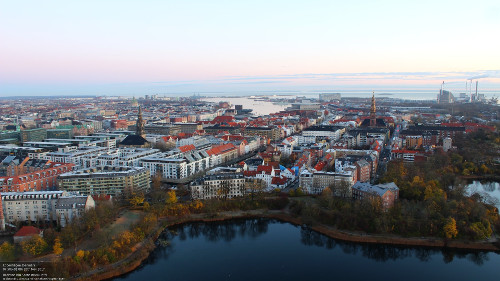 Panoramic view of Copenhagen