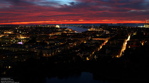 Panoramic view of Copenhagen